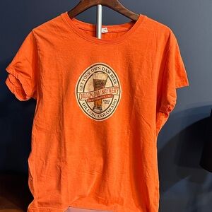 Source Unknown Bright Orange Brewery Tee